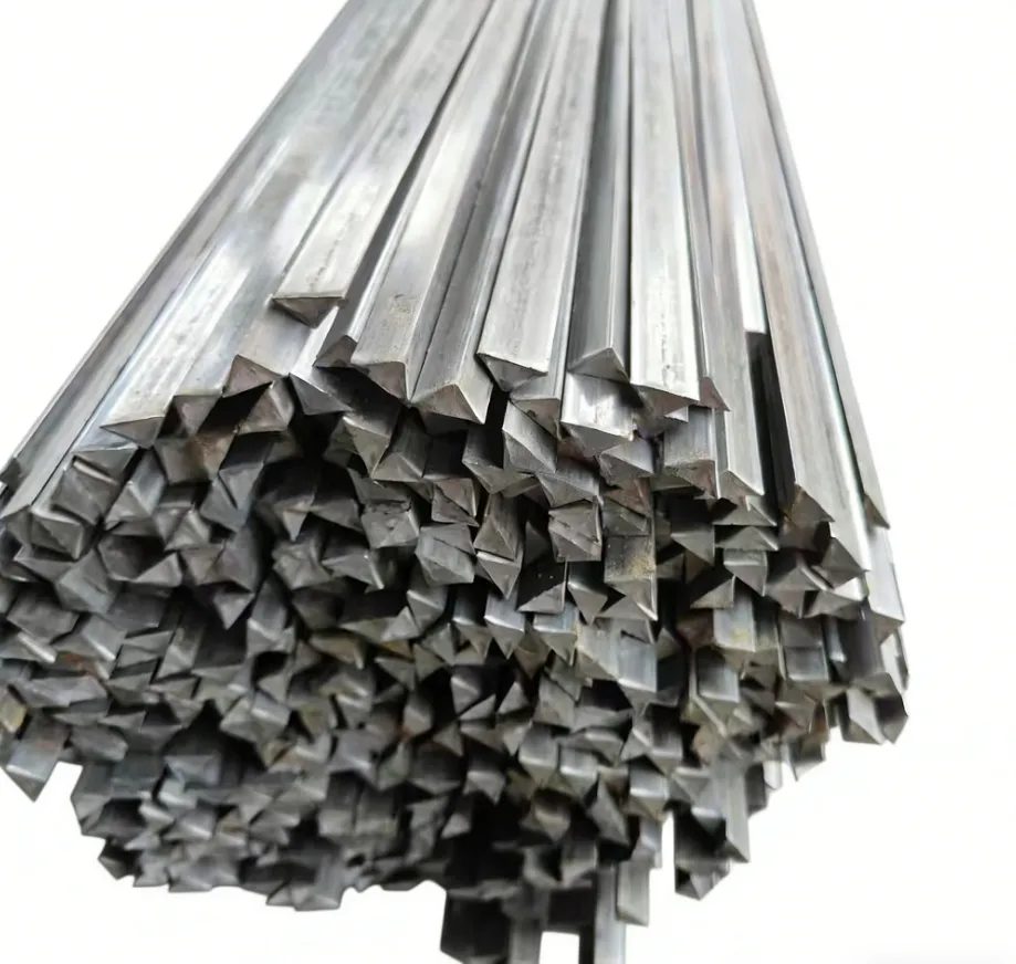 Cold drawn triangle steel bars for custom industrial manufacturing